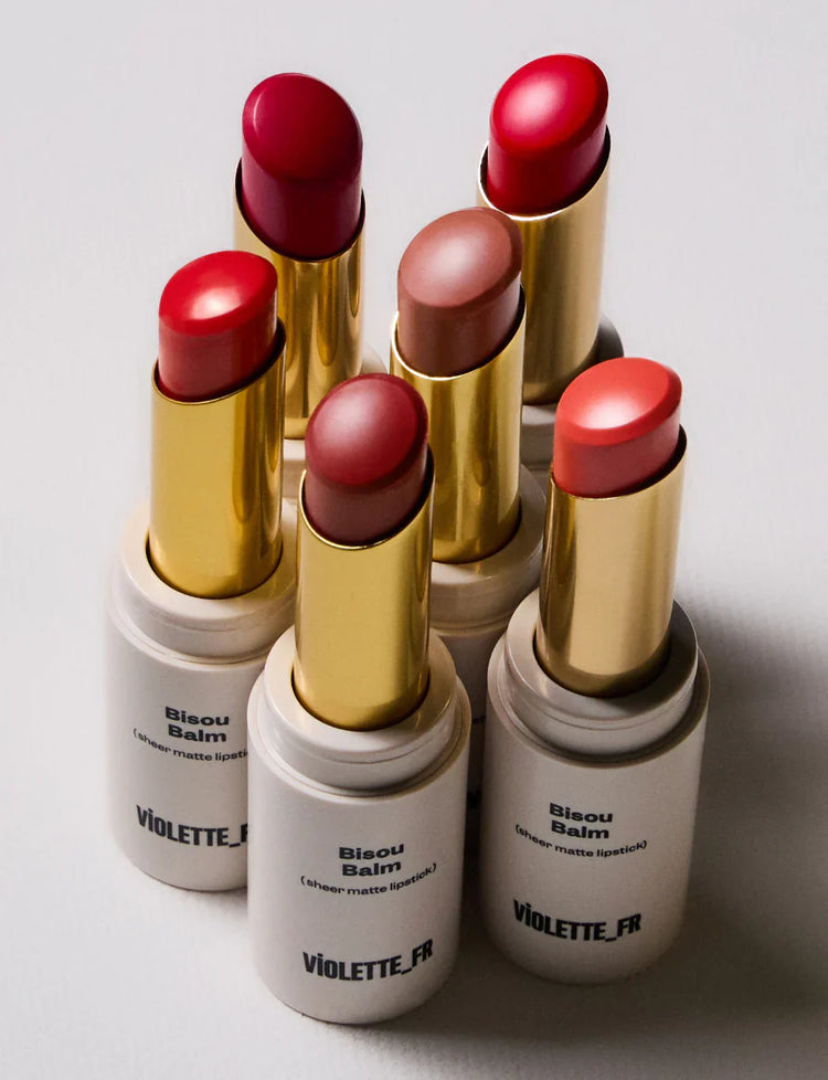 Violette Fr collection of six lipsticks in various shades