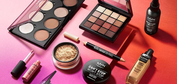 NYX cosmetics makeup products
