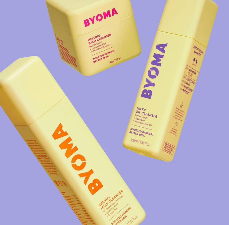 BYOMA skincare products