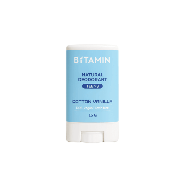 Bitamin Cotton Vanilla Teens Natural Deodorant 15g
