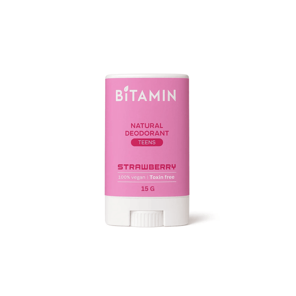 Bitamin Strawberry Teens Natural Deodorant 15 g