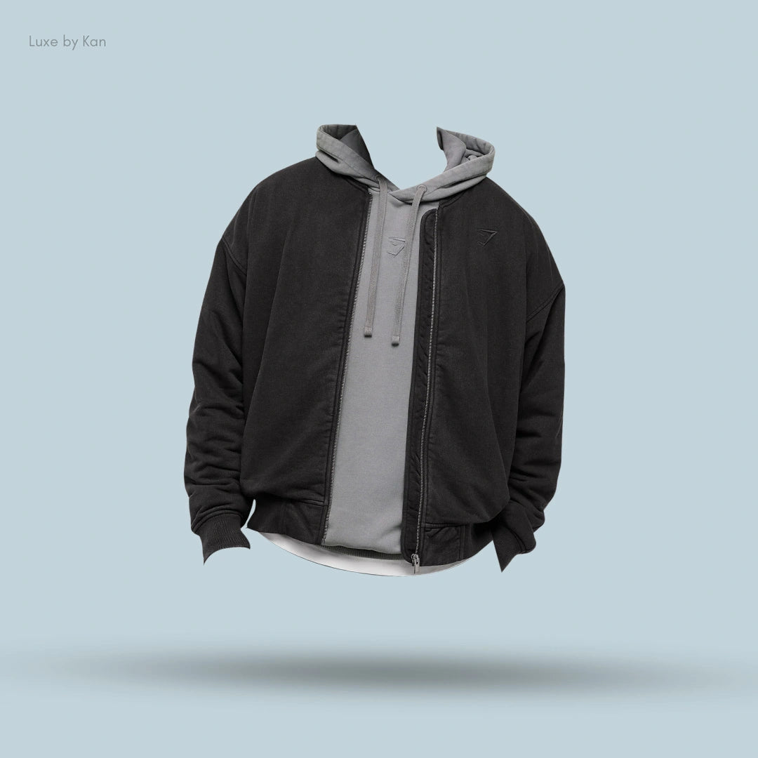 Gymshark Power Washed Jersey Track Jacket