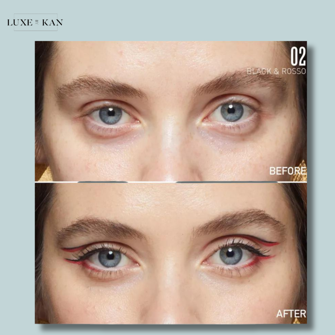 VALENTINO BEAUTY Twin Liner double-ended eyeliner Black and Rosso 0.5ml