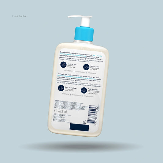 CeraVe SA Smoothing Cleanser with Salicylic Acid for Dry, Rough & Bumpy Skin 236ml