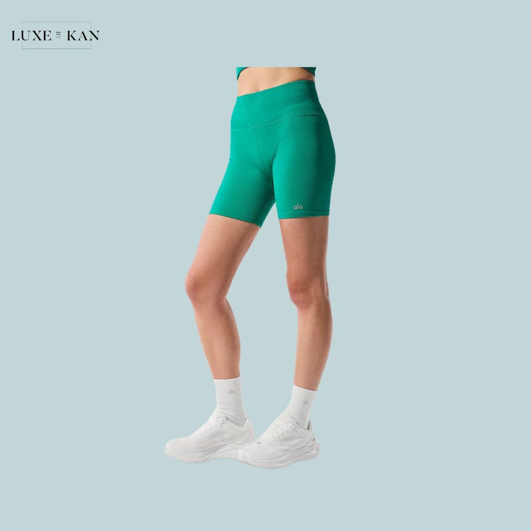 Alo 5" Seamless Ribbed Favorite Short