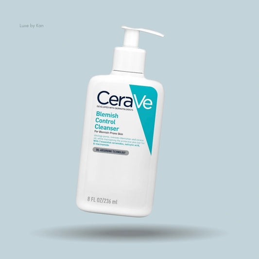 منظف الوجه للتحكم في العيوب من CERAVE مع 2% حمض الساليسيليك والنياسيناميد للبشرة المعرضة للعيوب 236 مل