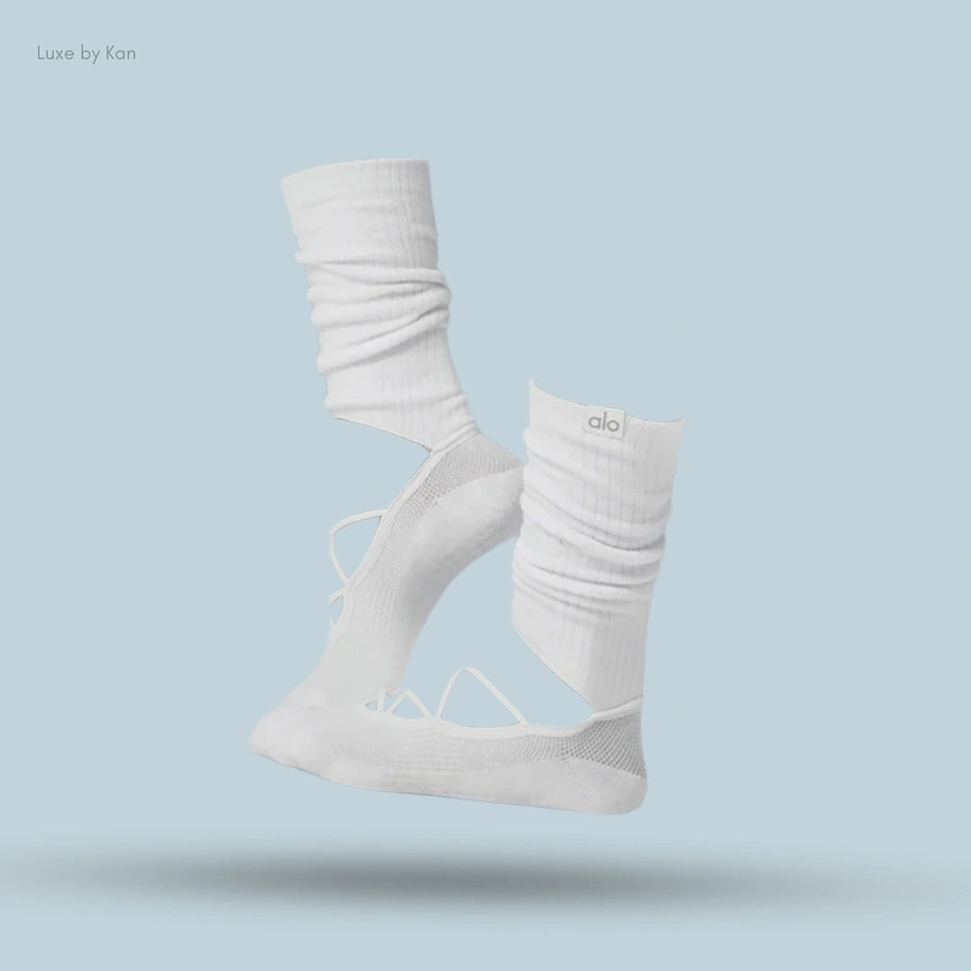 Siren Alo Yoga Socks Alo Women's Strappy Siren Grip Sock – Non