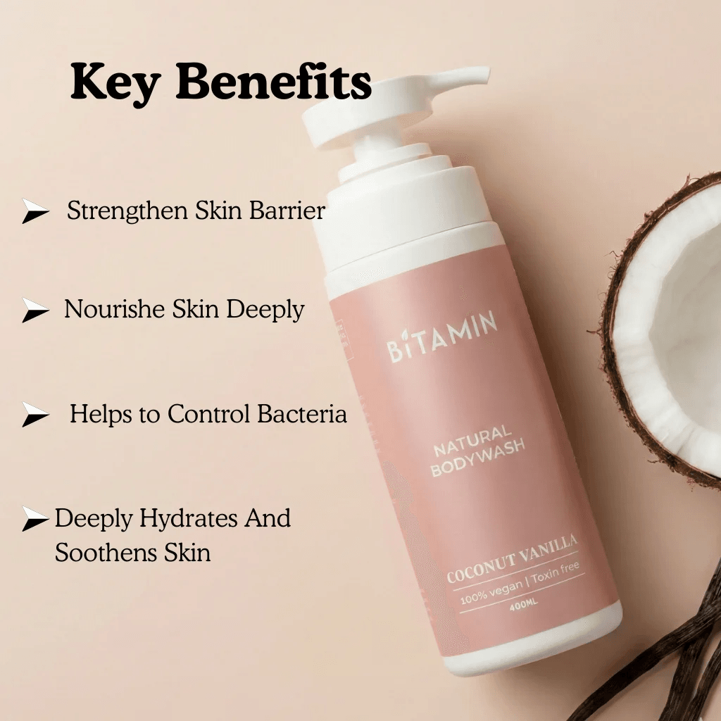 Bitamin Coconut Vanilla Natural Bodywash 400 ml