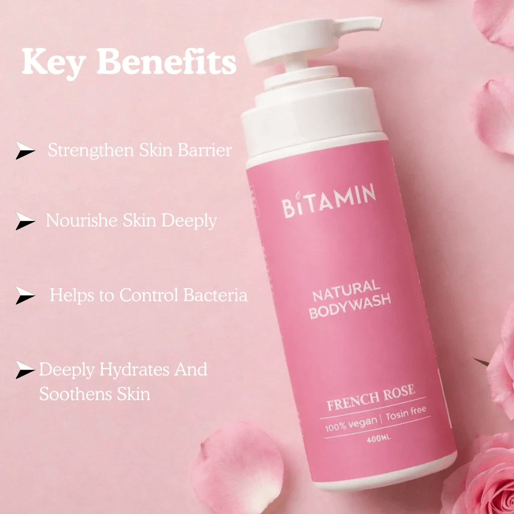 Bitamin FrenchRose Natural Bodywash 400ml