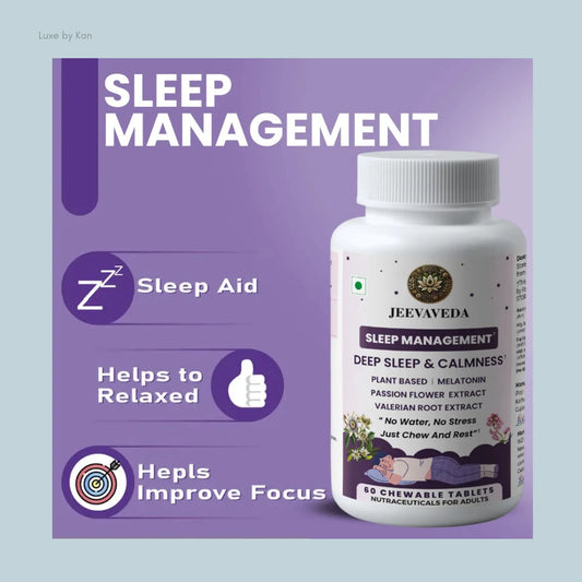 Jeevaveda Sleep Management Chewable Tablets