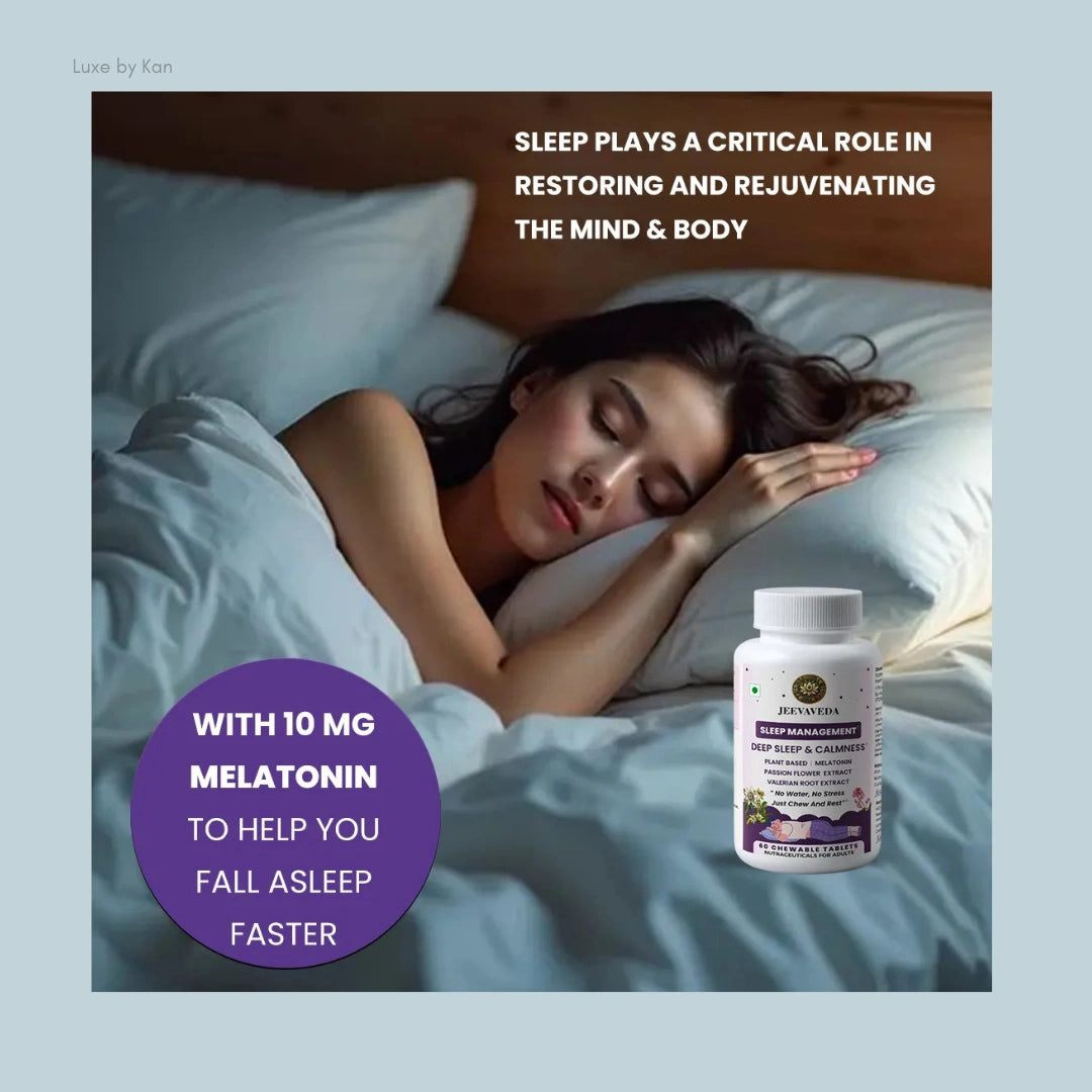 Jeevaveda Sleep Management Chewable Tablets