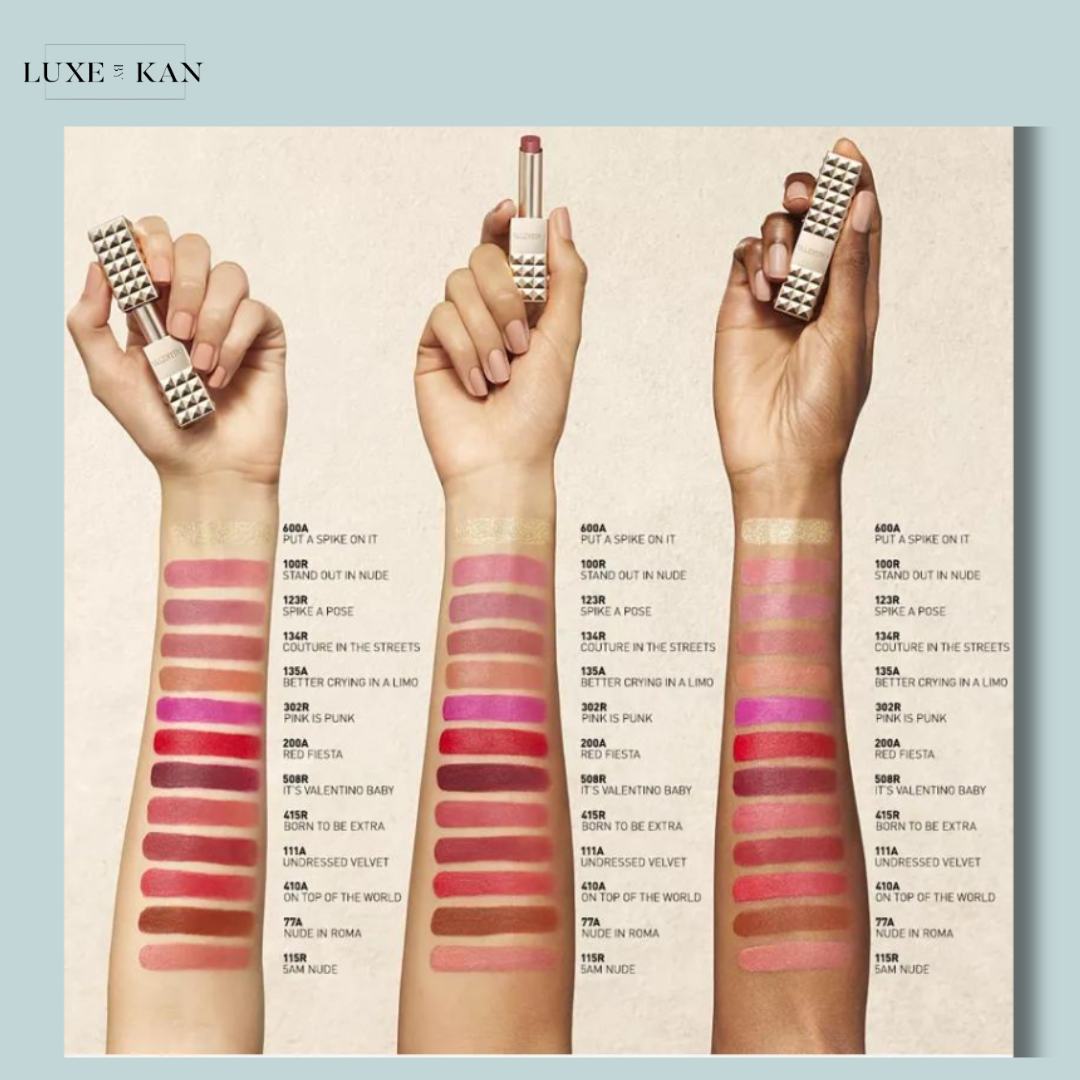 Valentino Beauty Spike Ultimatte Refillable Lipstick 2.3g