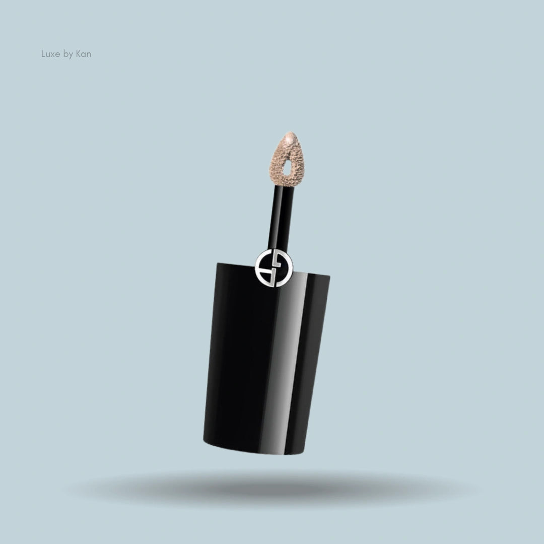 Armani caramel eye tint liquid eyeshadow with applicator.