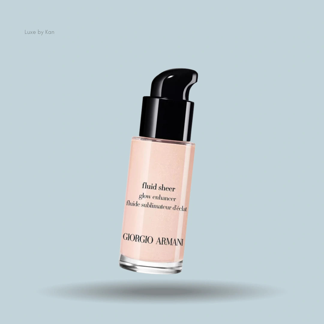 Giorgio Armani Fluid Sheer liquid highlighter product.