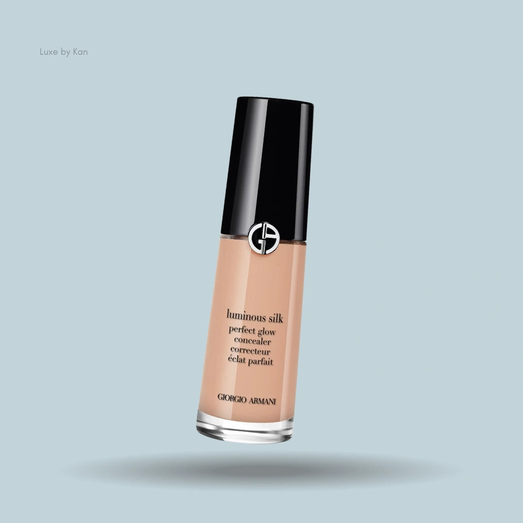 Giorgio Armani luminous silk multi-purpose glow concealer bottle.