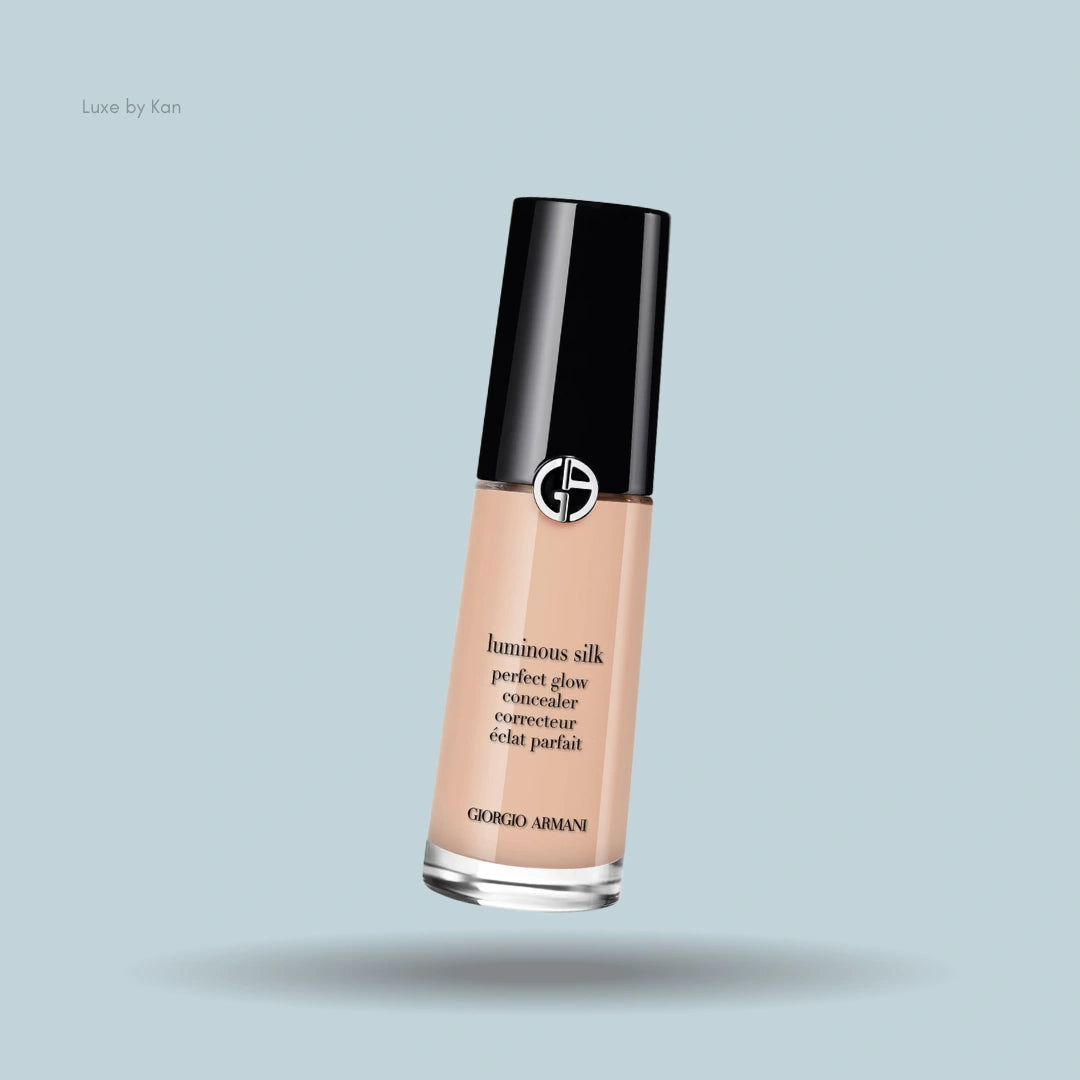 Armani Luminous Silk Perfect Glow Concealer with black cap.