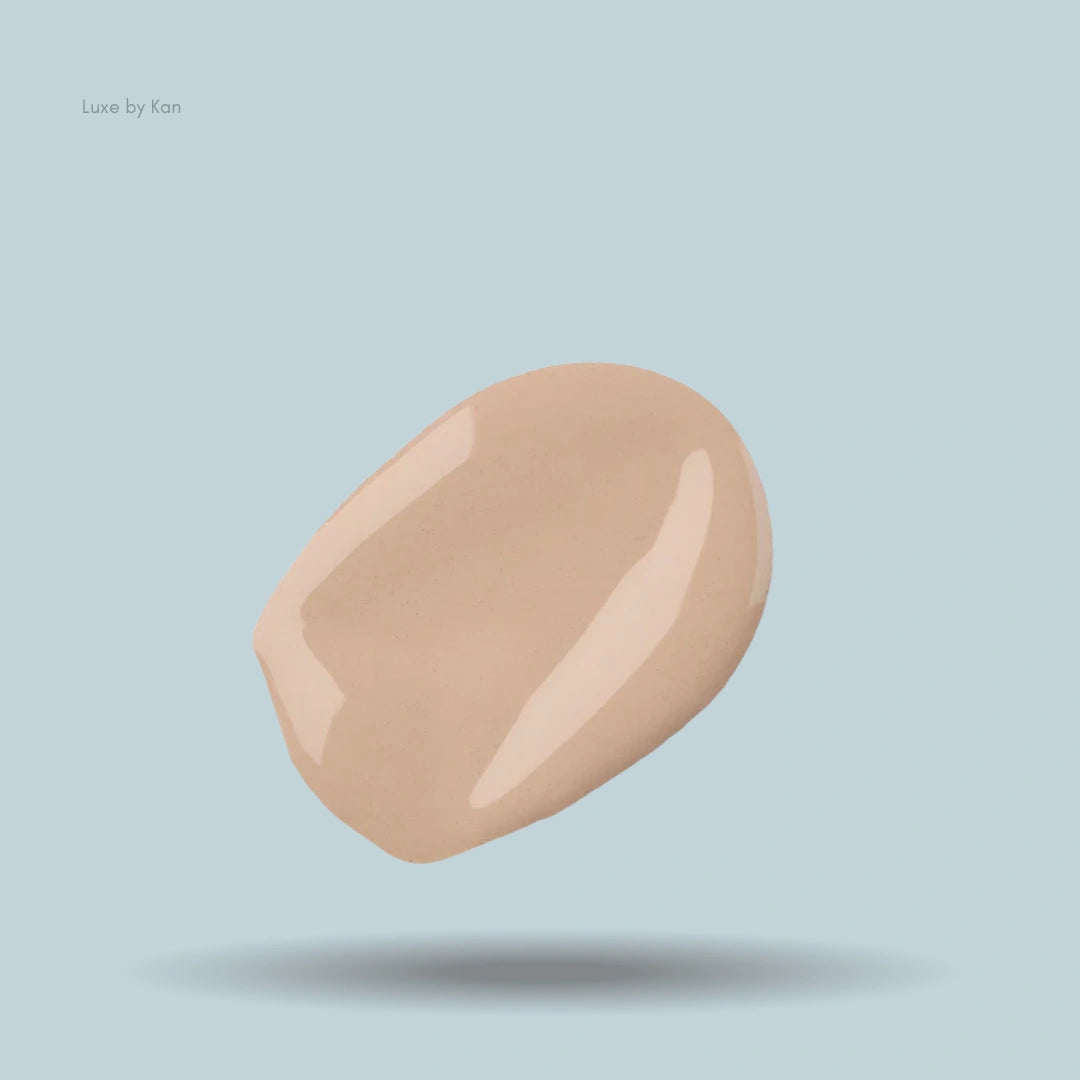 Cosmetic product swatch of Colorescience Sunforgettable Total Protection Face Shield Flex SPF 50 showing color and texture.