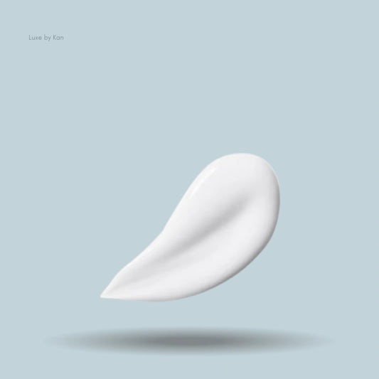 Swatch of white dior cleansing milk.