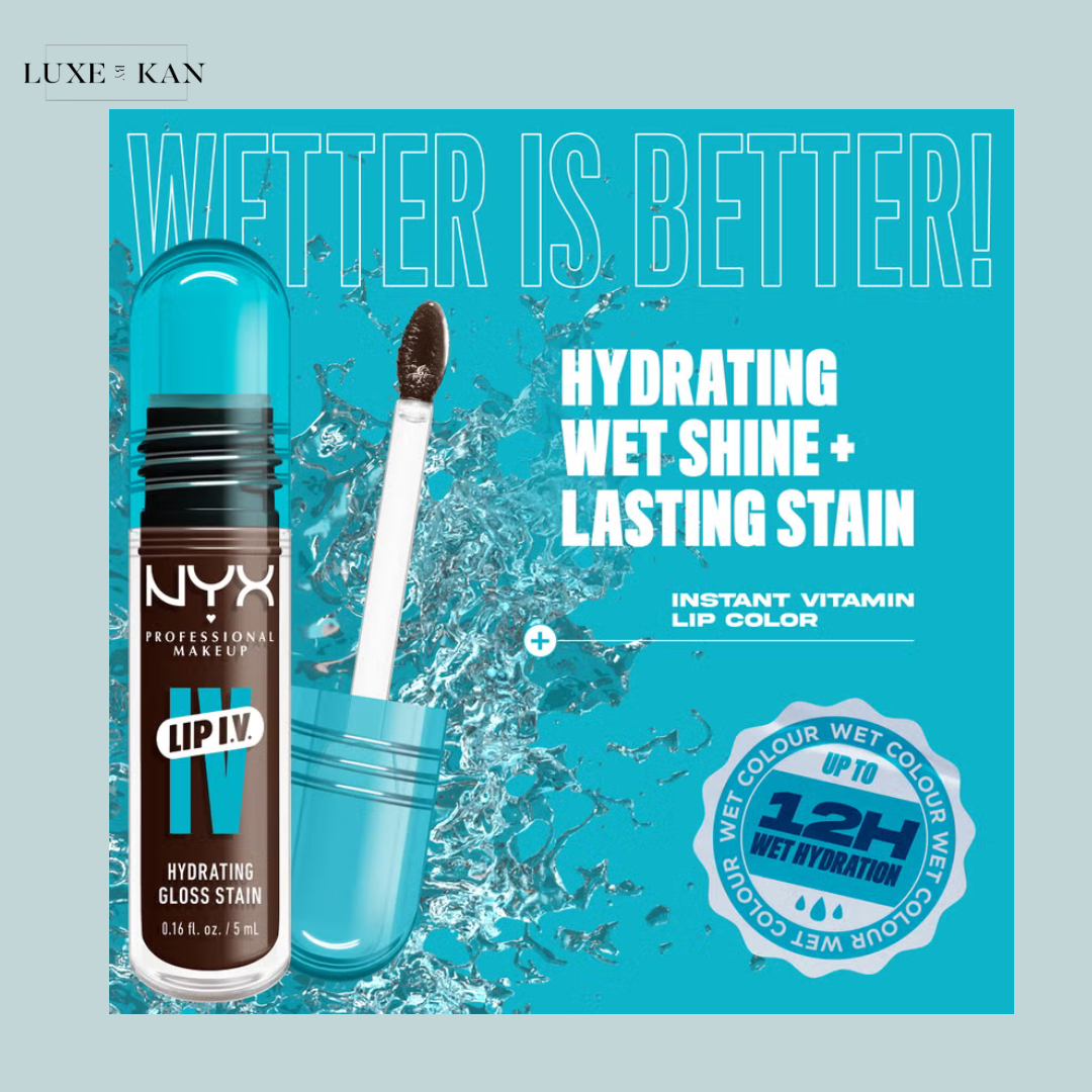NYX Professional Makeup Lip IV Hydrating Gloss Stain (Various Shades)