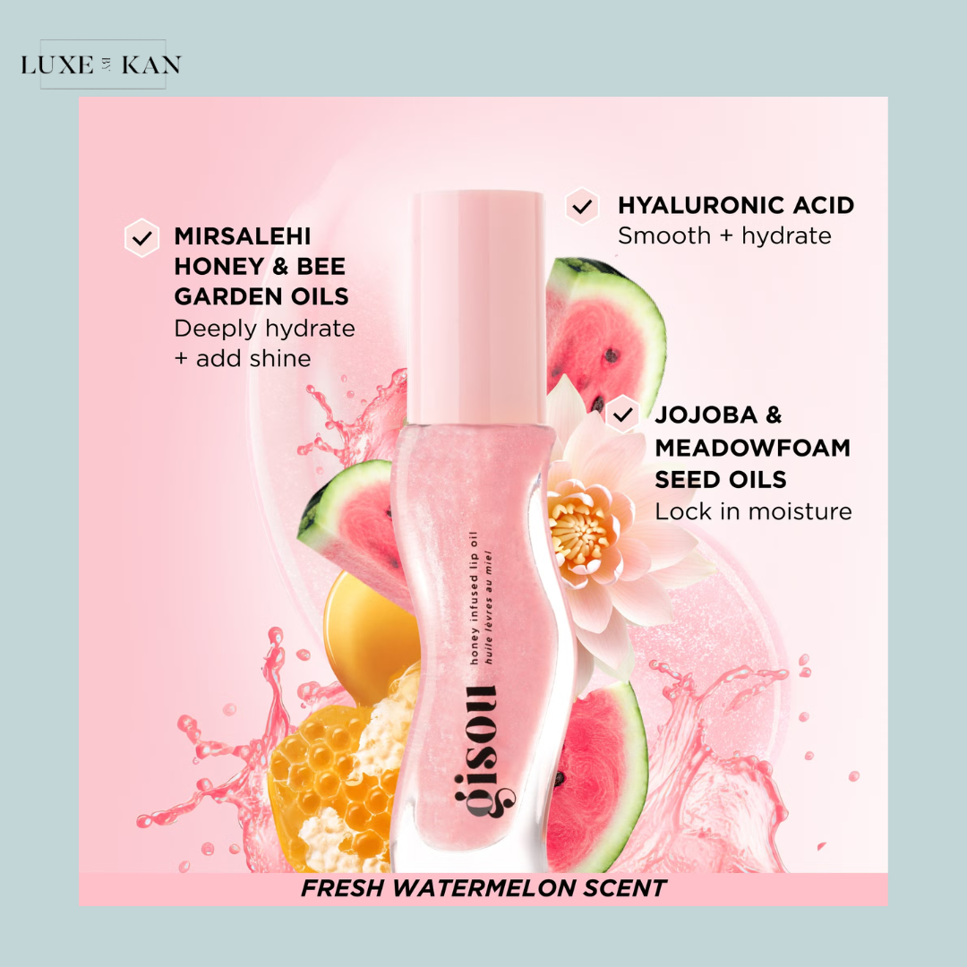 Gisou honey infused lip oil