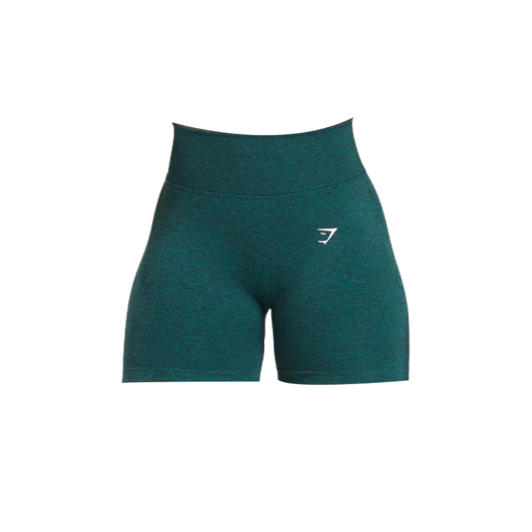 Gymshark lift contour seamless shorts with a high waistband and white Gymshark logo.