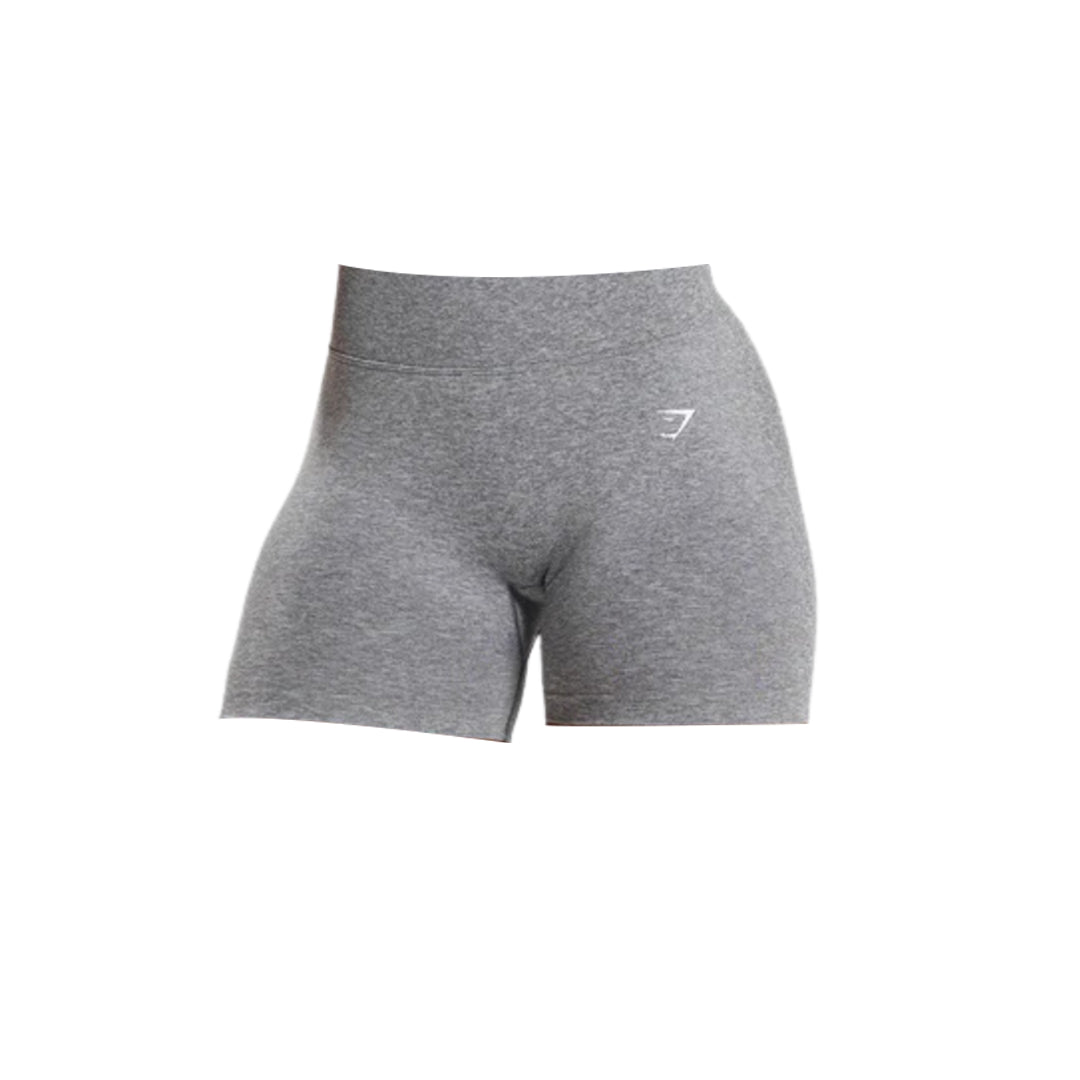 Grey Gymshark lift contour seamless shorts.