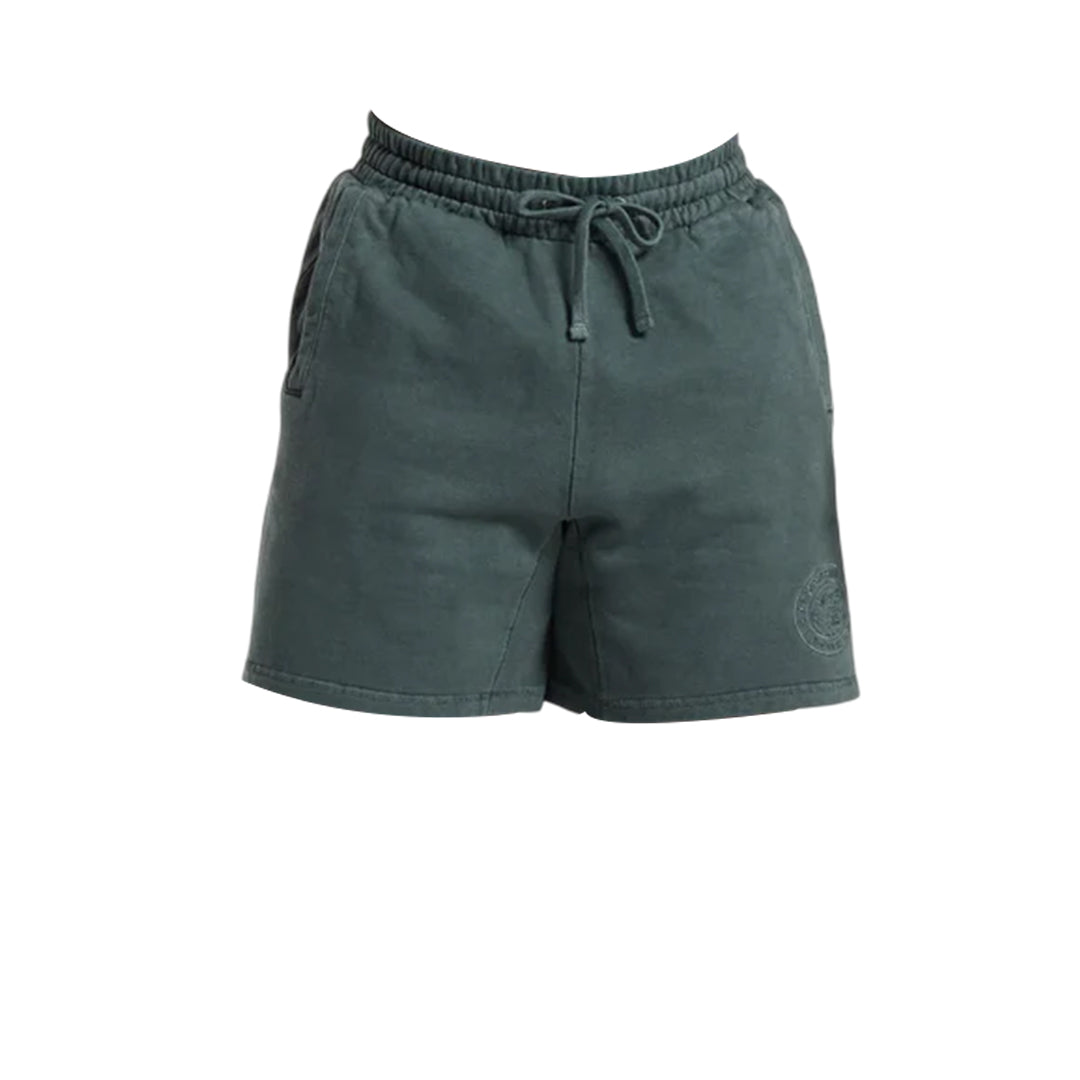 Gymshark men's premium legacy shorts in slate green.