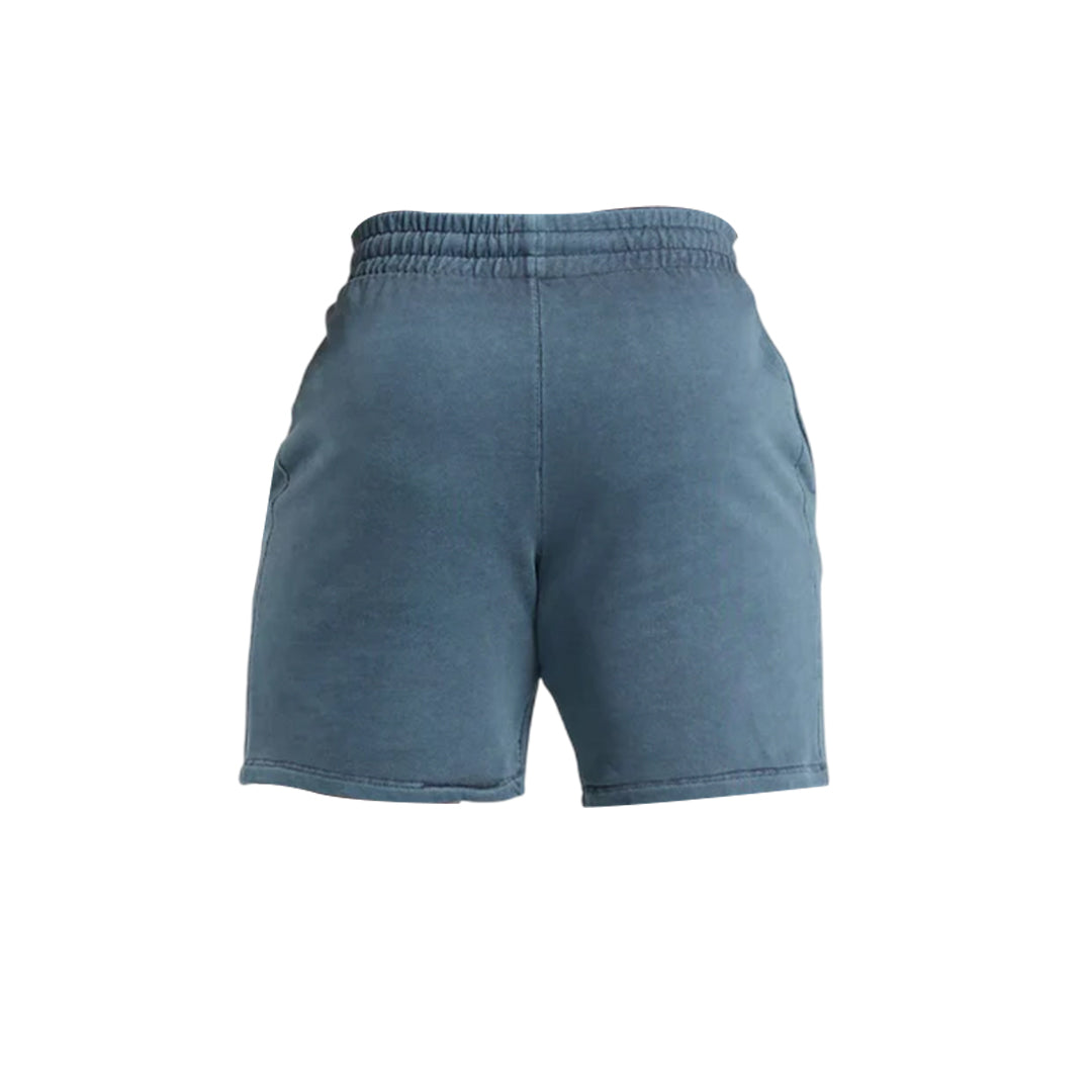 Gymshark men's premium legacy shorts in mineral blue.