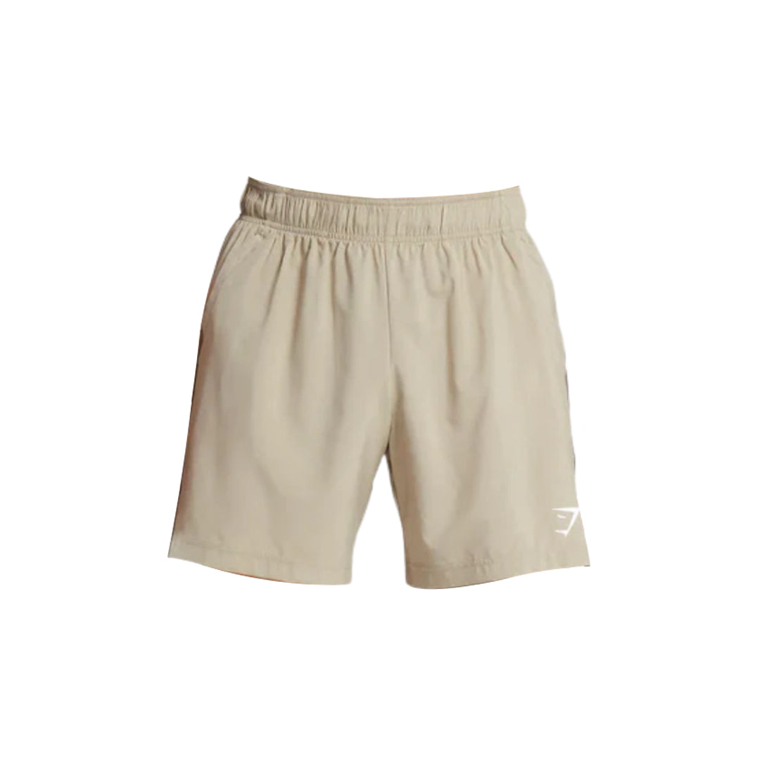 Men's Gymshark 7" Sport Shorts with elastic waistband and Gymshark logo on the lower right leg.