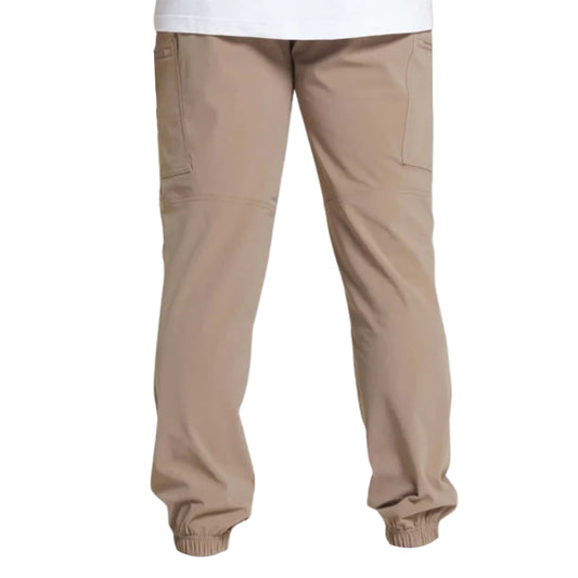 Gymshark Rest Day Cargo Pants with elastic cuffs and side pockets, perfect for casual wear or outdoor activities.