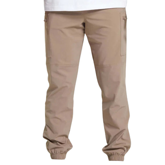 Gymshark Rest Day Cargo Pants in a slim fit, featuring elastic cuffs and side pockets.