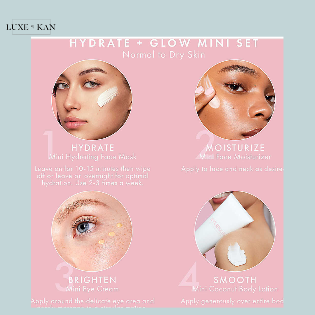 KYLIE SKIN Hydrate & Glow gift set
