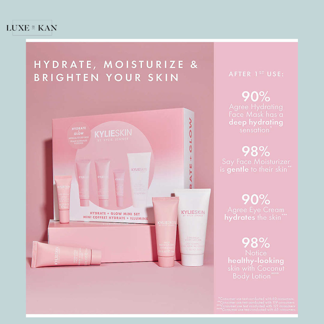 KYLIE SKIN Hydrate & Glow gift set