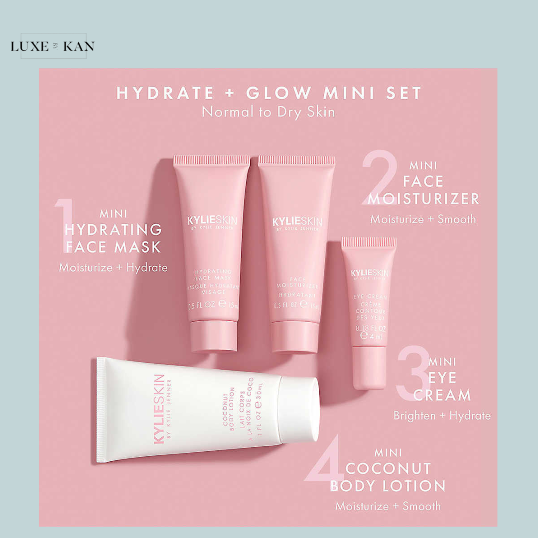 KYLIE SKIN Hydrate & Glow gift set