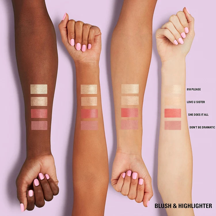 Kylie x Kendall blush and highlighter cheek quad