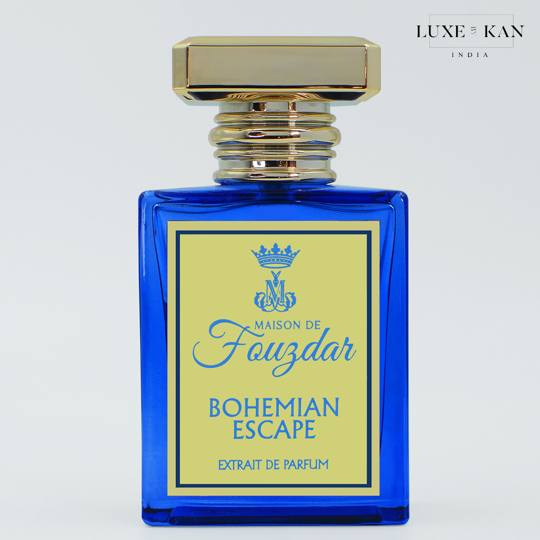 Maison de fouzdar bohemian escape perfume bottle.