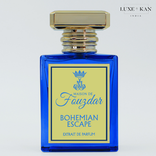 Maison de fouzdar bohemian escape perfume bottle.