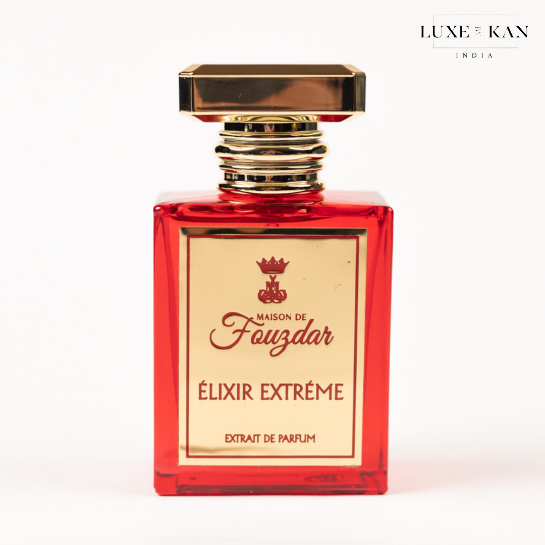 Maison de fouzdar elixir extreme perfume bottle.