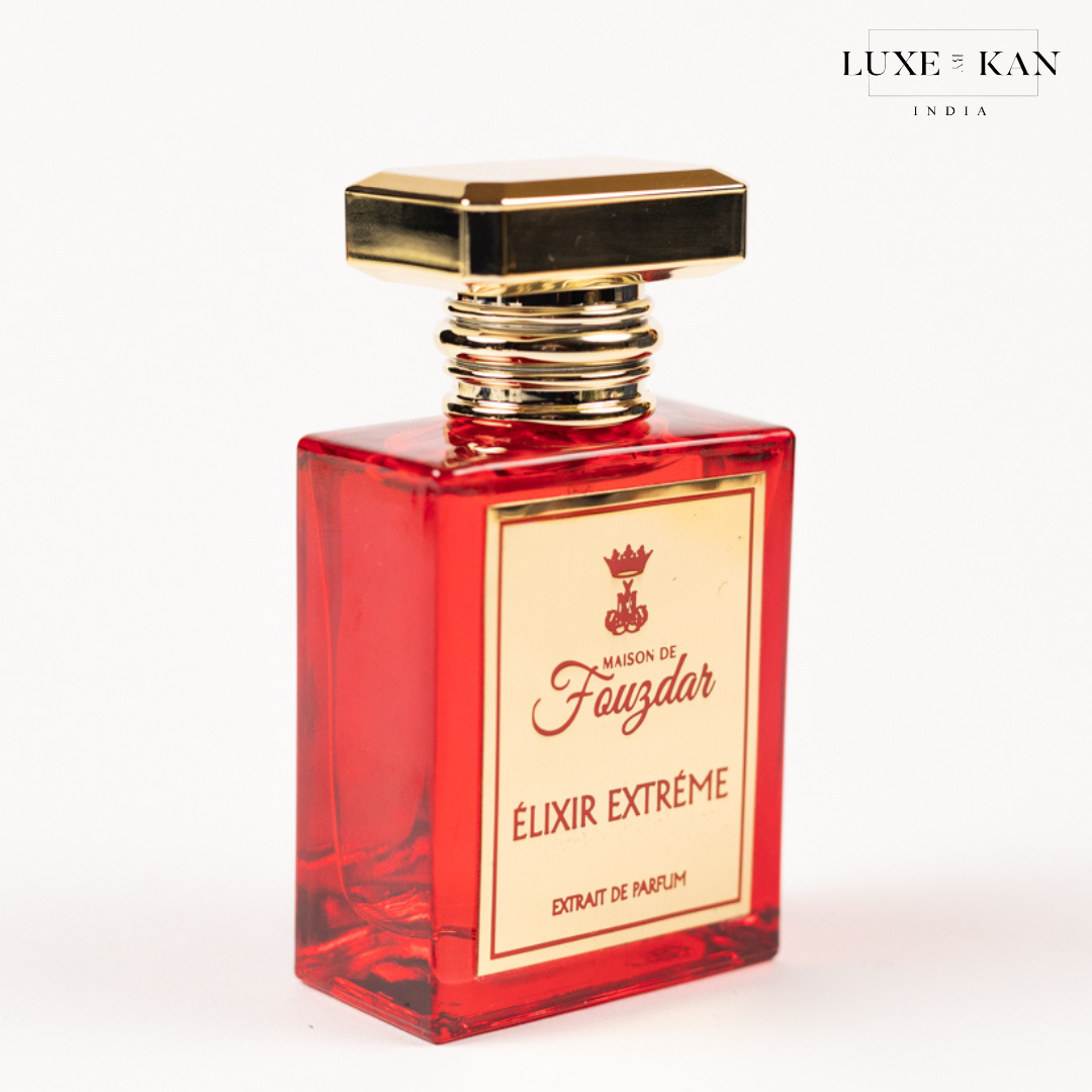 Maison de fouzdar elixir extreme perfume bottle.