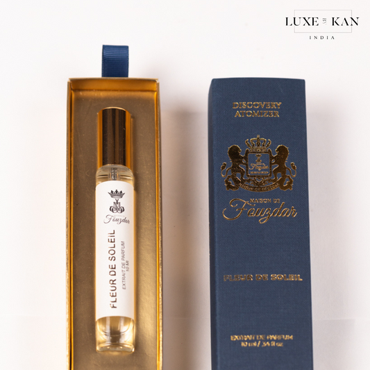 Maison de fouzdar fleur de soleil perfume bottle.