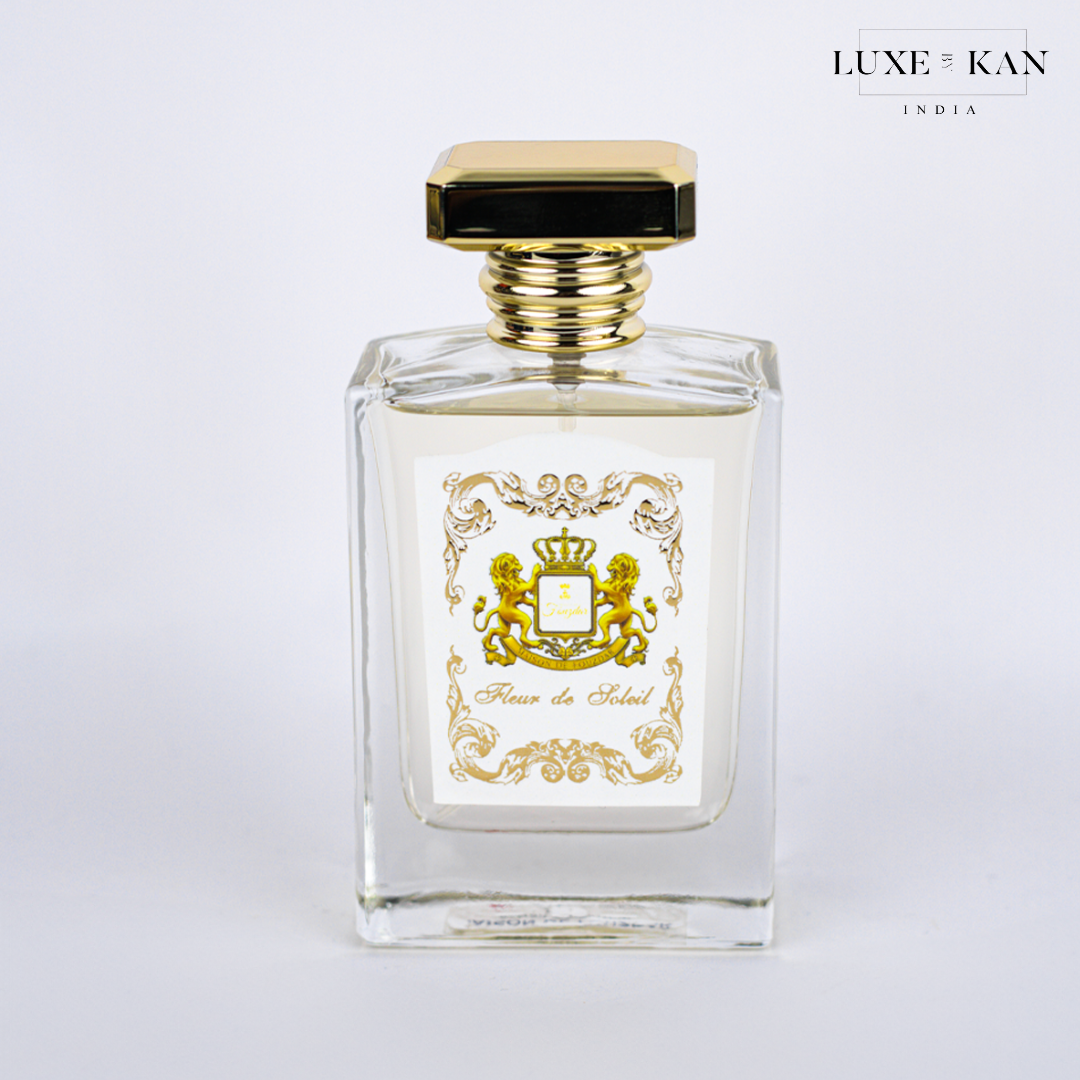 Maison de fouzdar fleur de soleil perfume bottle.