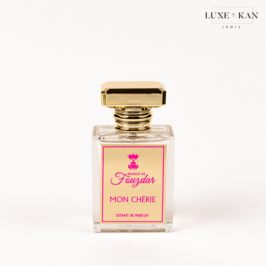 Maison de fouzdar mon cherie perfume bottle.