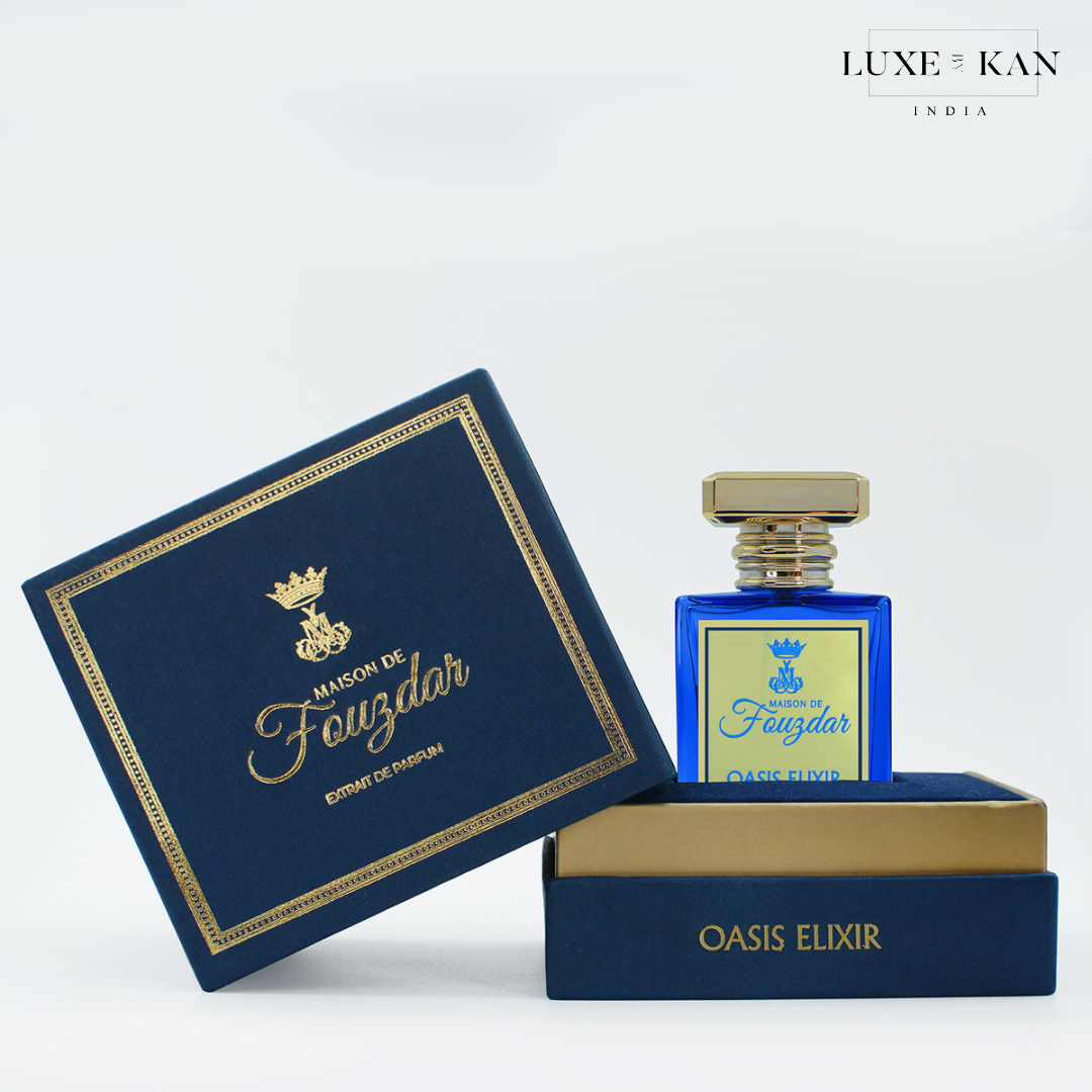 Maison de fouzdar oasis elixir perfume bottle.