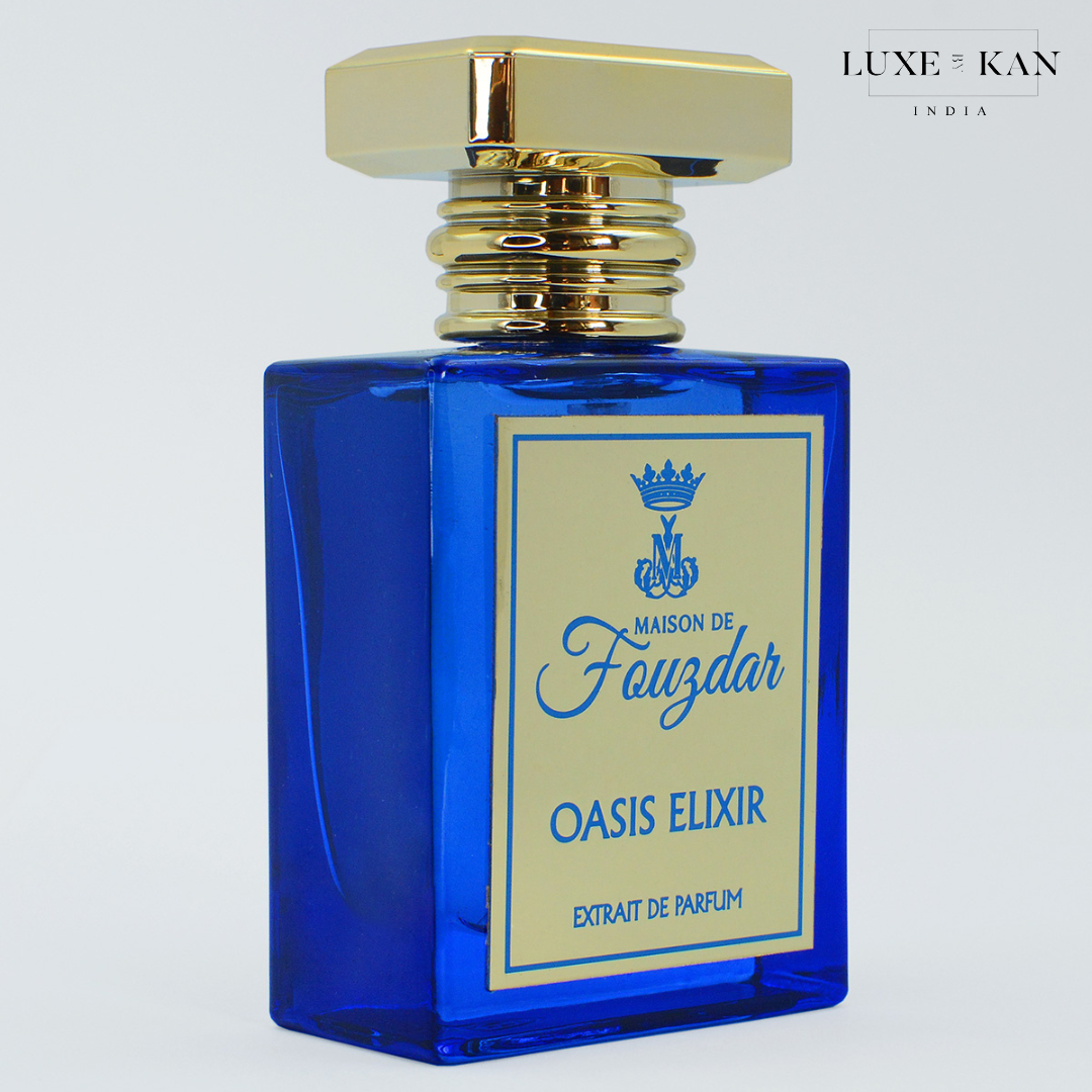 Maison de fouzdar oasis elixir perfume bottle.