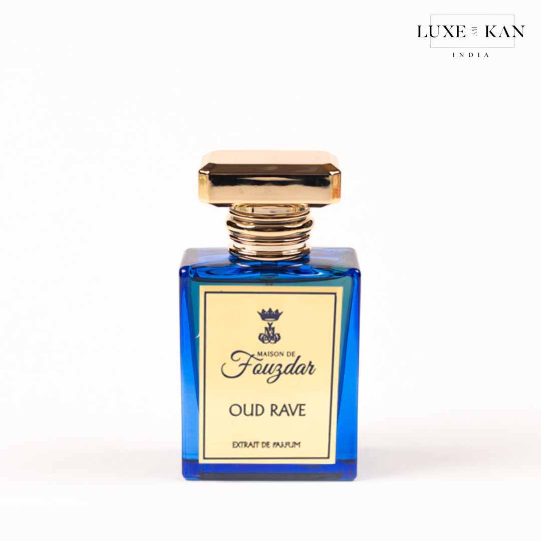 Maison de fouzdar oud rave perfume bottle.