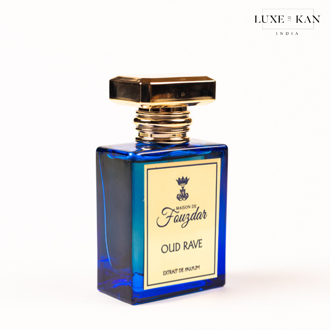 Maison de fouzdar oud rave perfume bottle.