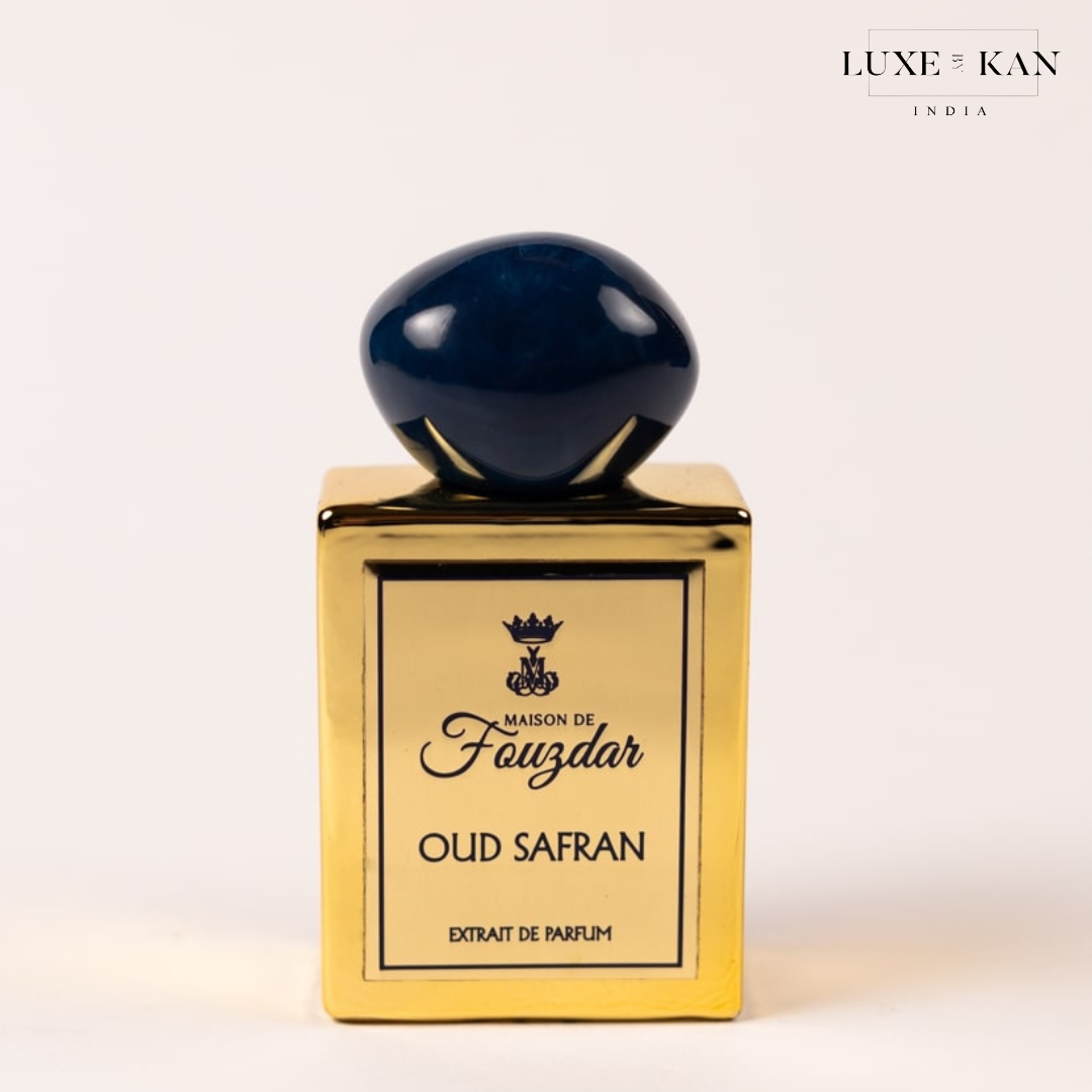 Maison de fouzdar oud safran perfume bottle.