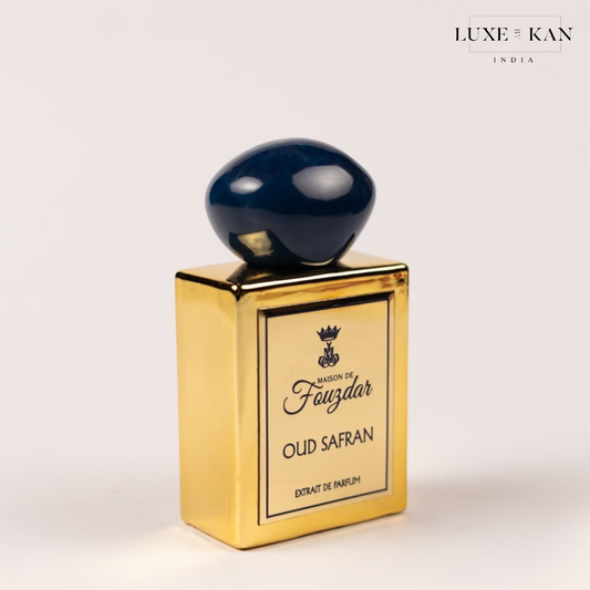 Maison de fouzdar oud safran perfume bottle.