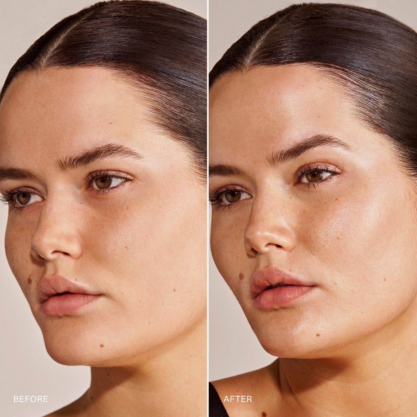A side-by-side comparison showcasing the transformation from 'before' to 'after,' highlighting a significant improvement in appearance.