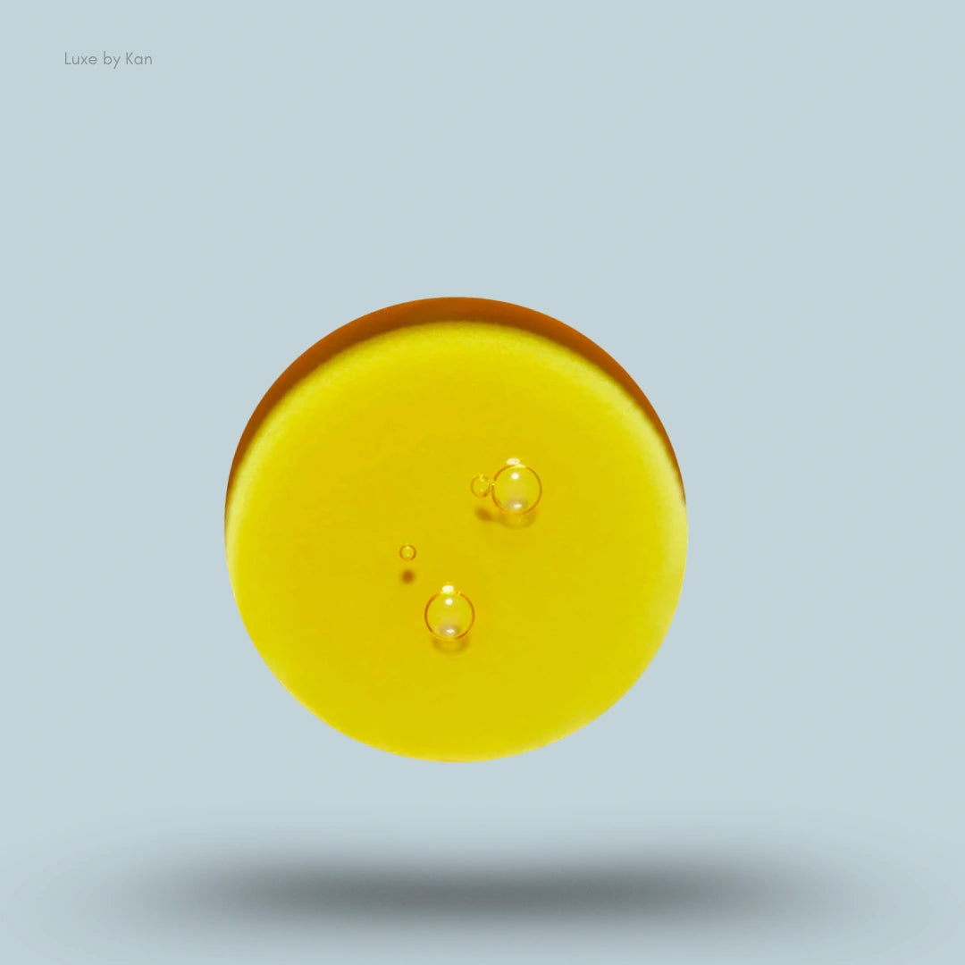 Circle of Ranavat Radiant Rani Brightening Saffron Serum with air bubbles.